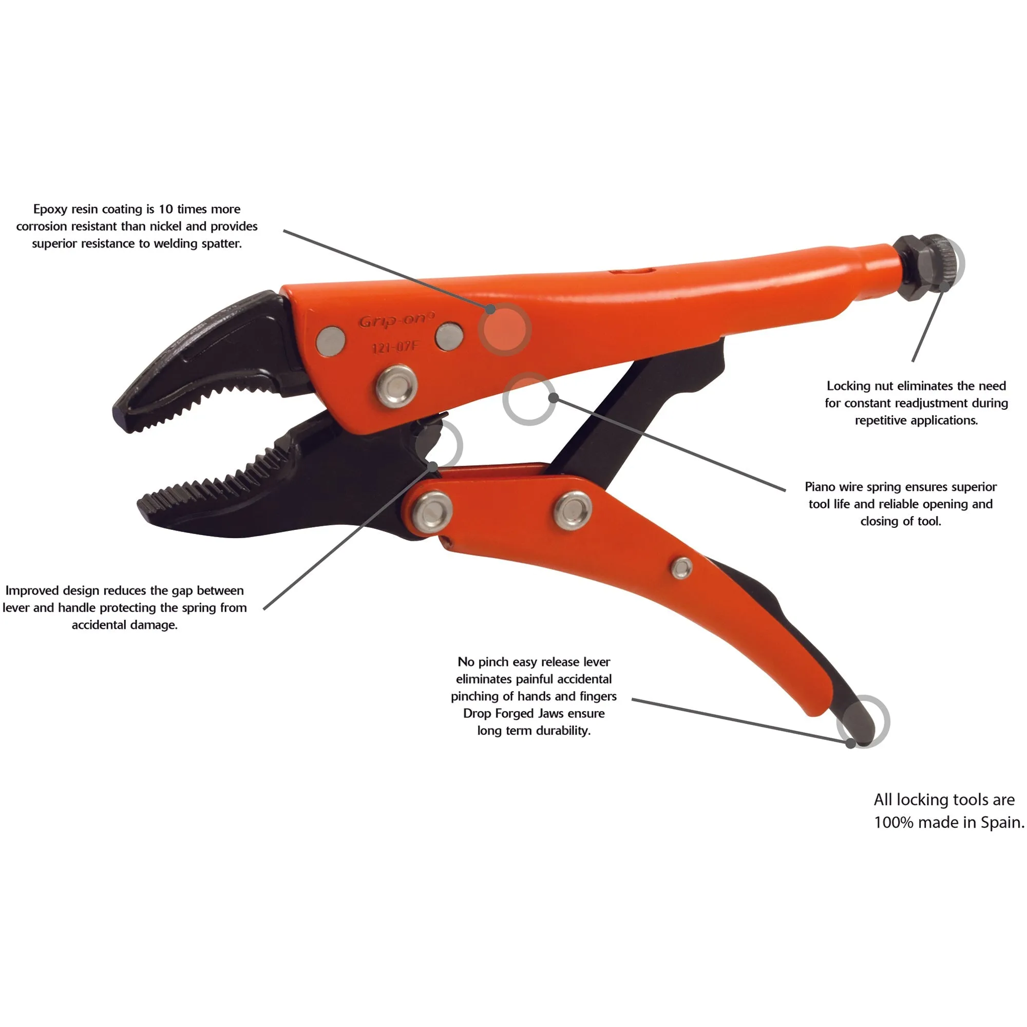 Grip-on® Plugweld Locking Pliers