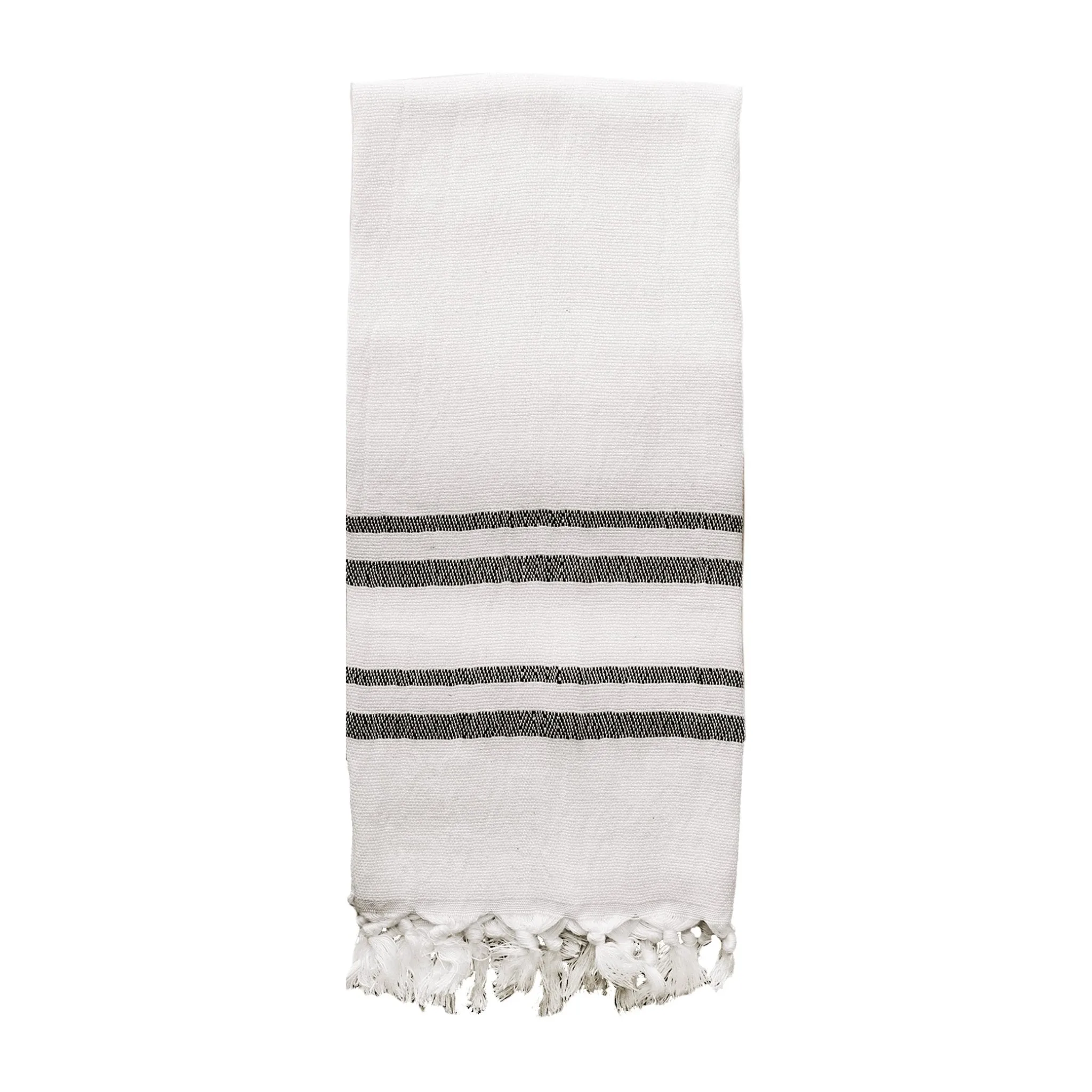 Haley Turkish Cotton   Bamboo Hand Towel - Two Stripe