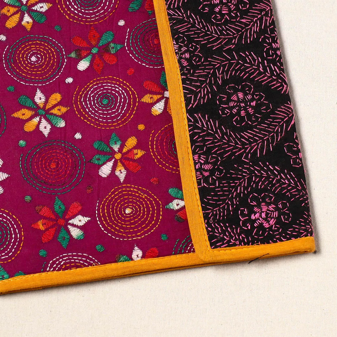 Handcrafted Bengal Kantha Work File Folder 59