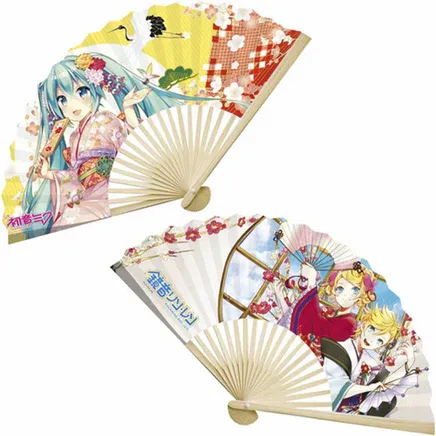 Hatsune Miku - Miku & Kagamine Twins Paper Fan