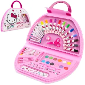 Hello Kitty Art Set for Kids, Painting, Drawing and Colouring Art Supplies in Carry Case