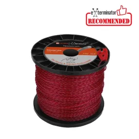 Hipa 3 Pounds Twist 105 Inch 2.7 mm String Trimmer Line Red Commercial, Heavy Duty, Grass String Spool Universal Brushcutter Wire Trimmers Yard