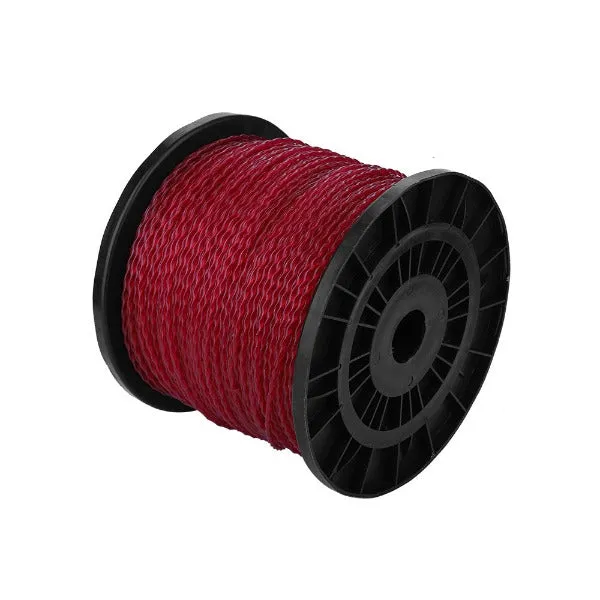 Hipa 3 Pounds Twist 105 Inch 2.7 mm String Trimmer Line Red Commercial, Heavy Duty, Grass String Spool Universal Brushcutter Wire Trimmers Yard