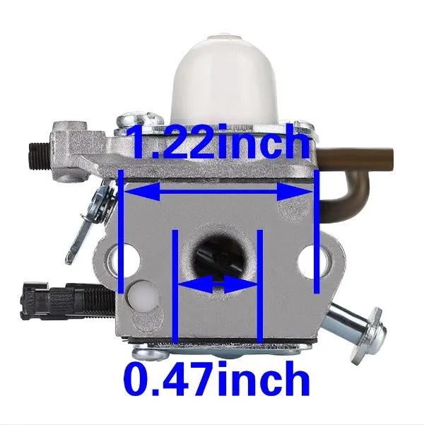 Hipa C1U-K42 Carburetor Kit For Echo PB2100 PB2155 ES2100 ES-2100 PB-2100 PB-2155 Blower Shredder # 12520020562 12520020560