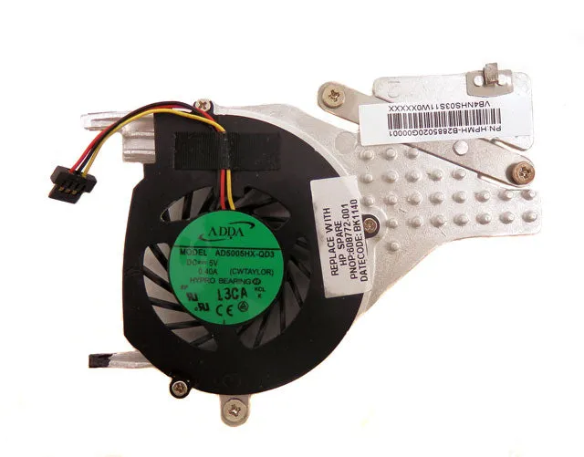 HP Compaq Mini 210 110 CQ10 CPU Fan & Heatsink 608772-001 AD5005HX-QD3