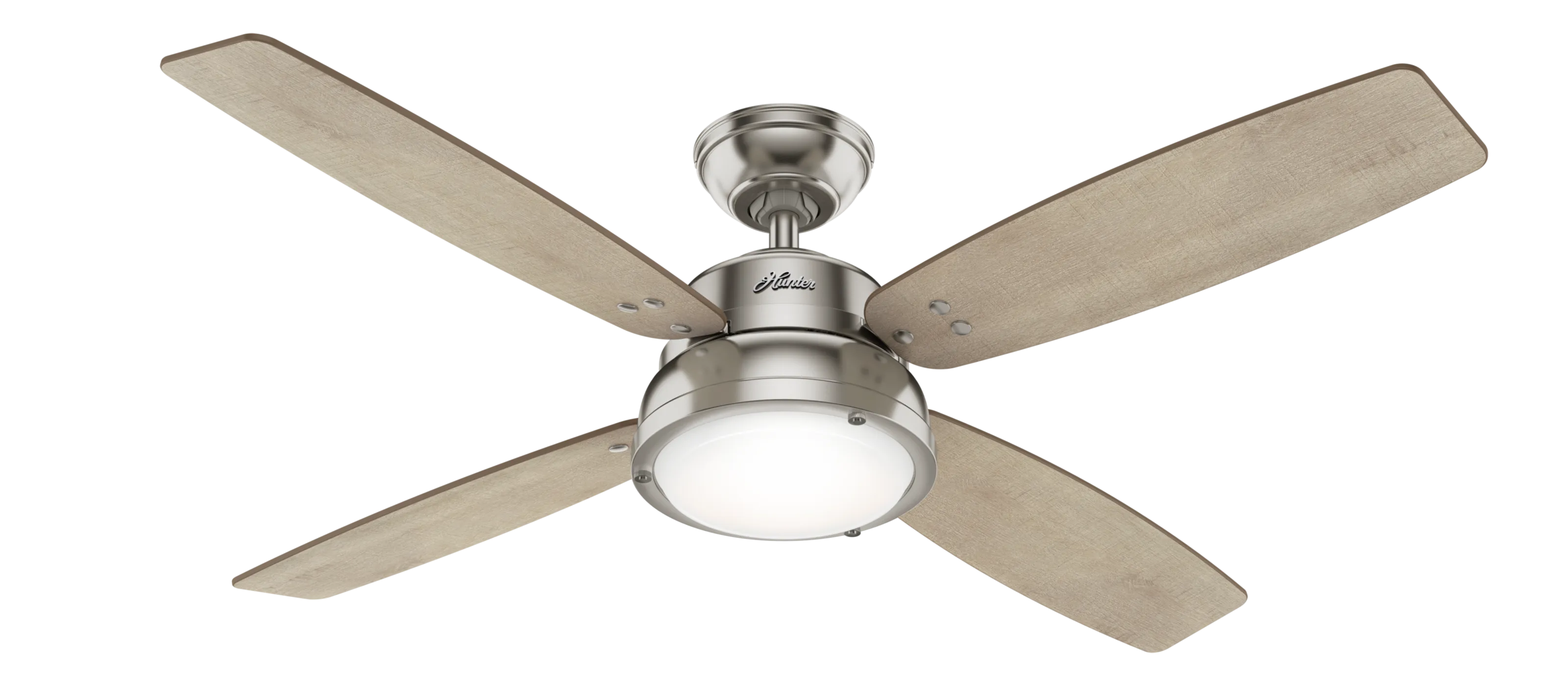 Hunter 52 inch Wingate Ceiling Fan with LED Light Kit and Handheld Remote