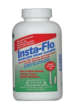 Insta-Flo Crystals Drain Cleaner 2 lb