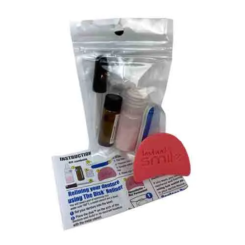 INSTANT SMILE NEW DENTURE DOCTOR-DENTURE REPAIR KIT