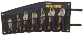 Irwin Fast Release Locking Pliers Kitbag Set 7 Piece (10R' 7R' 10Cr' 7Wr' 6Ln' 5Wr 9Ln)