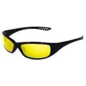 JACKSON SAFETY - V40 Hellraiser Safety Eyewear, Amber Lens/Black Frame