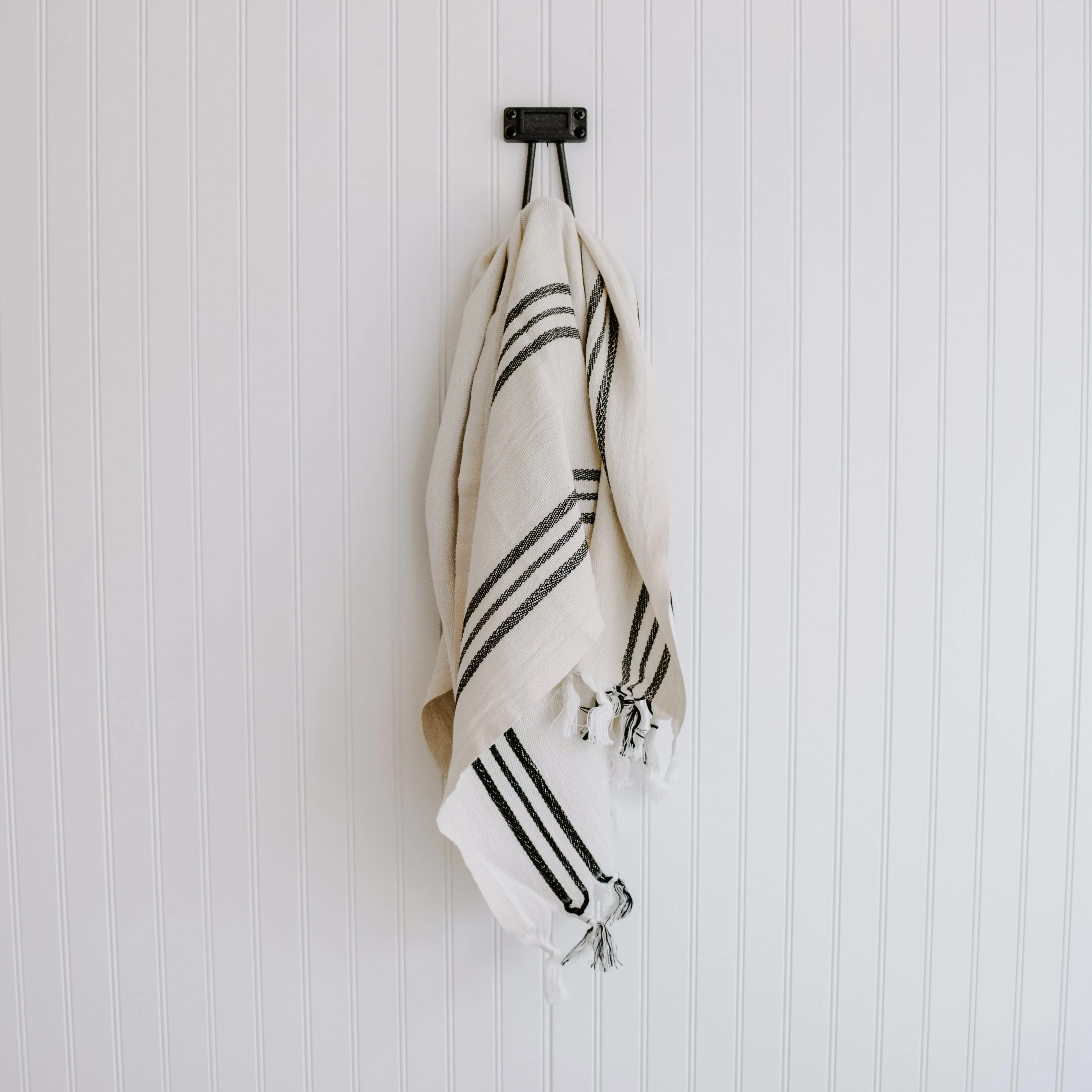 Jordan Turkish Cotton   Bamboo Hand Towel - Three Stripe