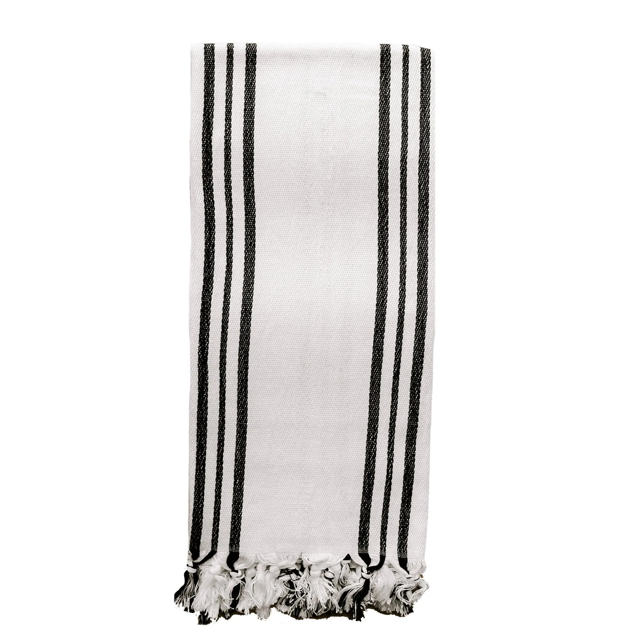 Jordan Turkish Cotton   Bamboo Hand Towel - Three Stripe