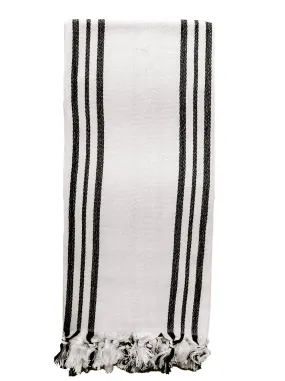 Jordan Turkish Cotton   Bamboo Hand Towel - Three Stripe