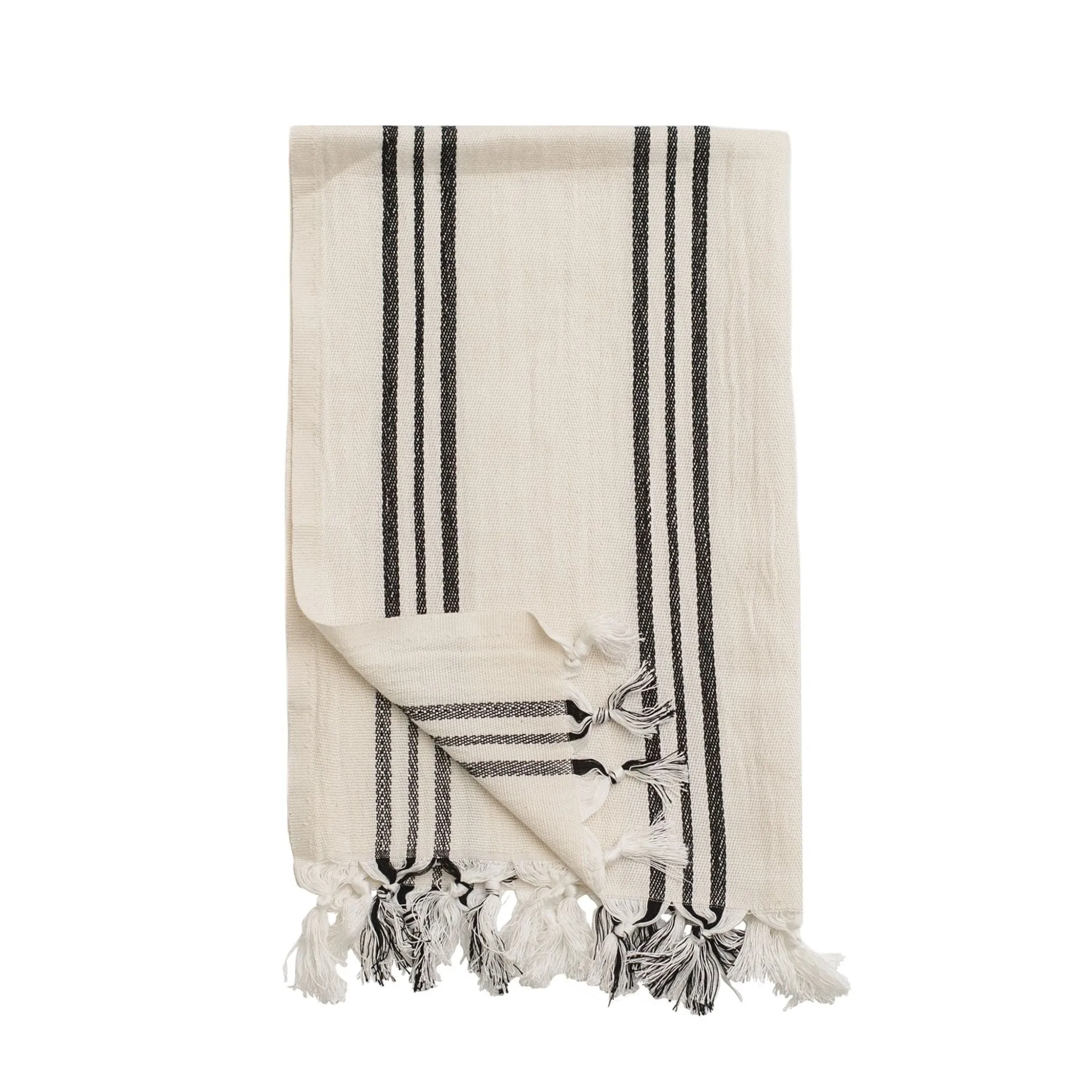 Jordan Turkish Cotton   Bamboo Hand Towel - Three Stripe