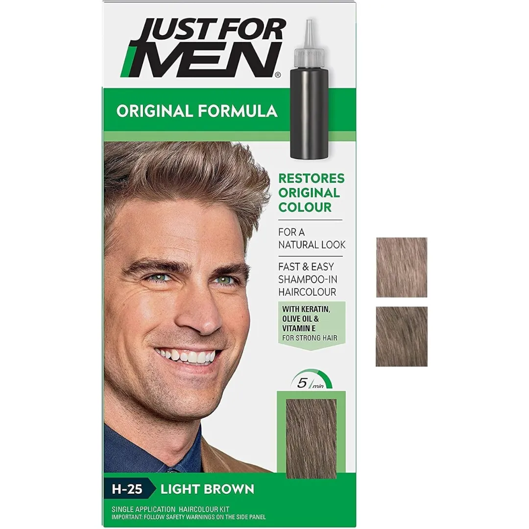 Just For Men Original Formula Light Brown Hair Dye – H25 (T)