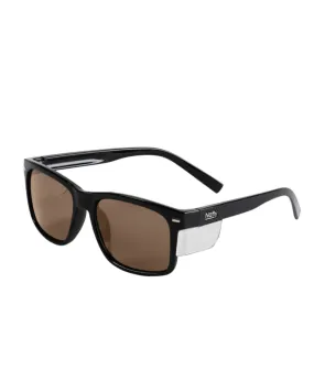 Kenneth Brown Polarised Safety Glasses - Black