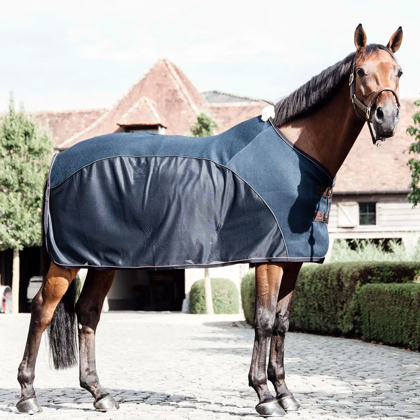 Kentucky Horsewear Mesh Cooler Sheet - Navy