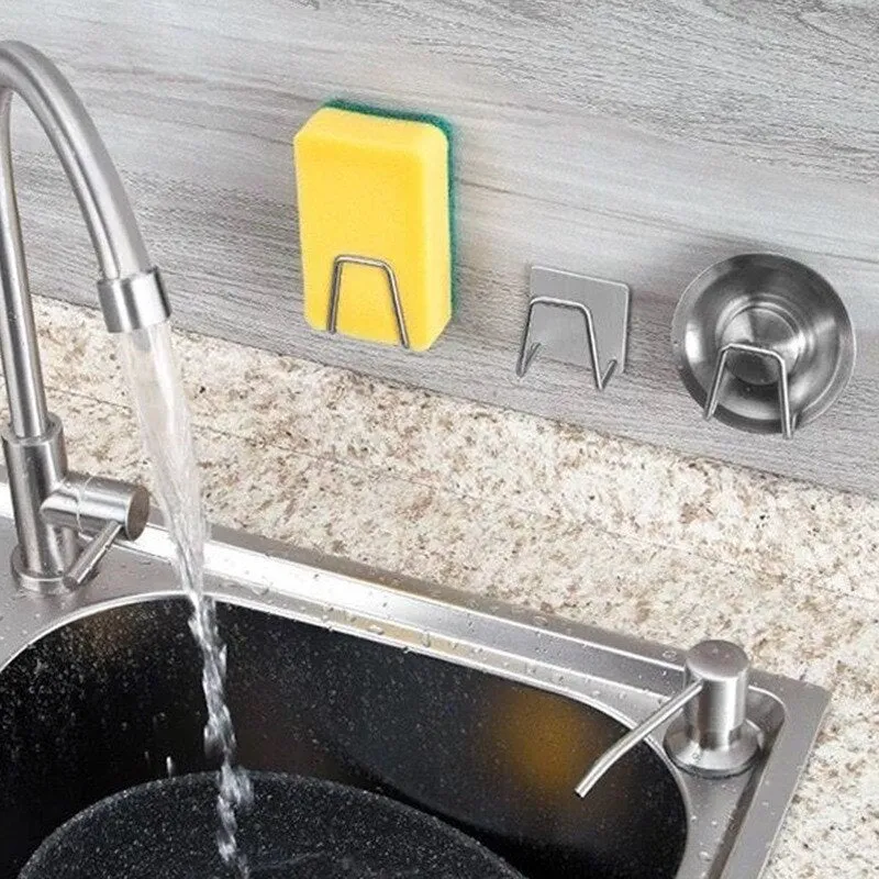 Kitchen Stainless Steel Sink Sponge Holder