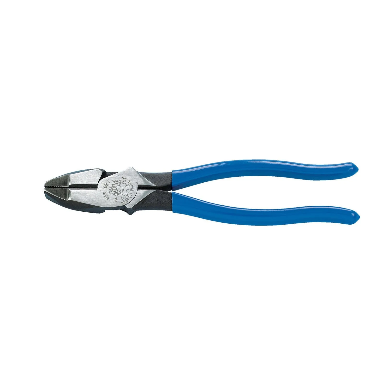 Klein 9'' High-Leverage Heavy-Duty Side-Cutting Pliers - D2000-9NE