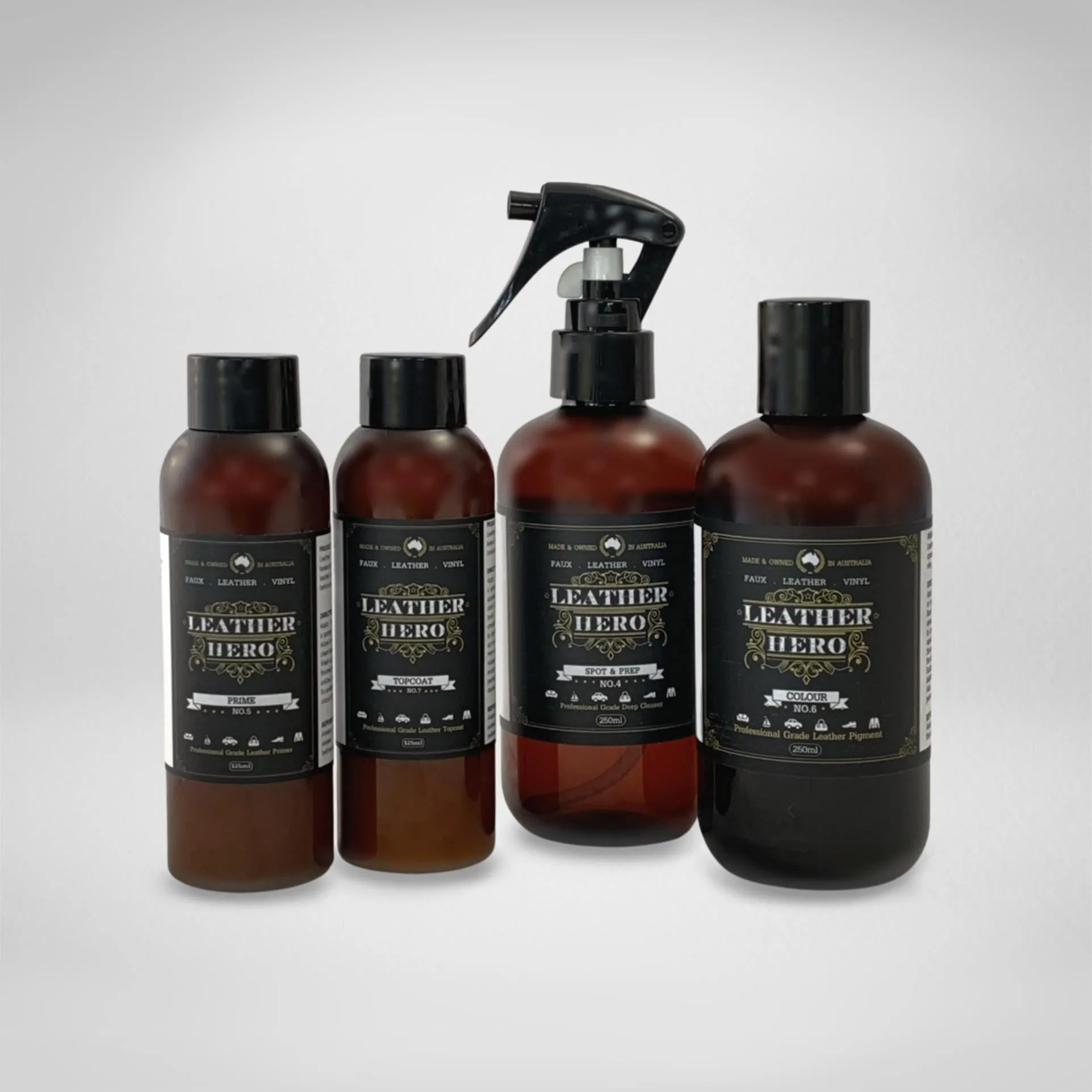 Leather Repair & Recolour Kit - Carbon