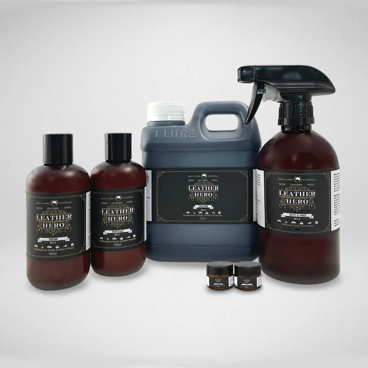 Leather Repair & Recolour Kit - Carbon