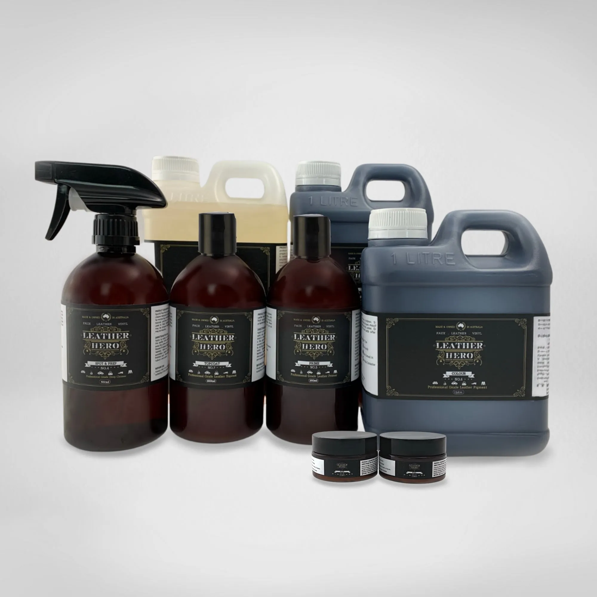 Leather Repair & Recolour Kit - Carbon