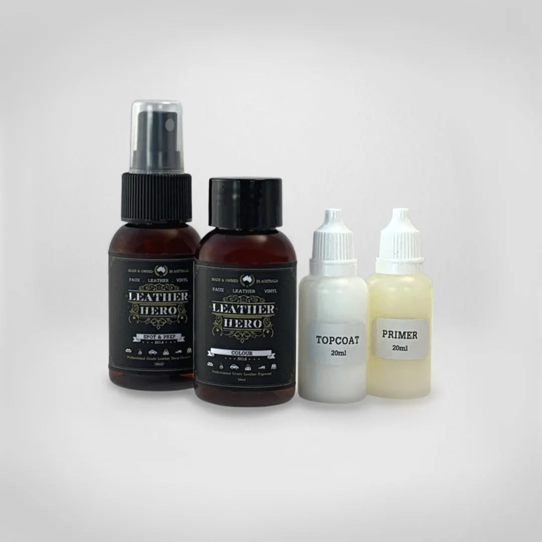 Leather Repair & Recolour Kit - Carbon