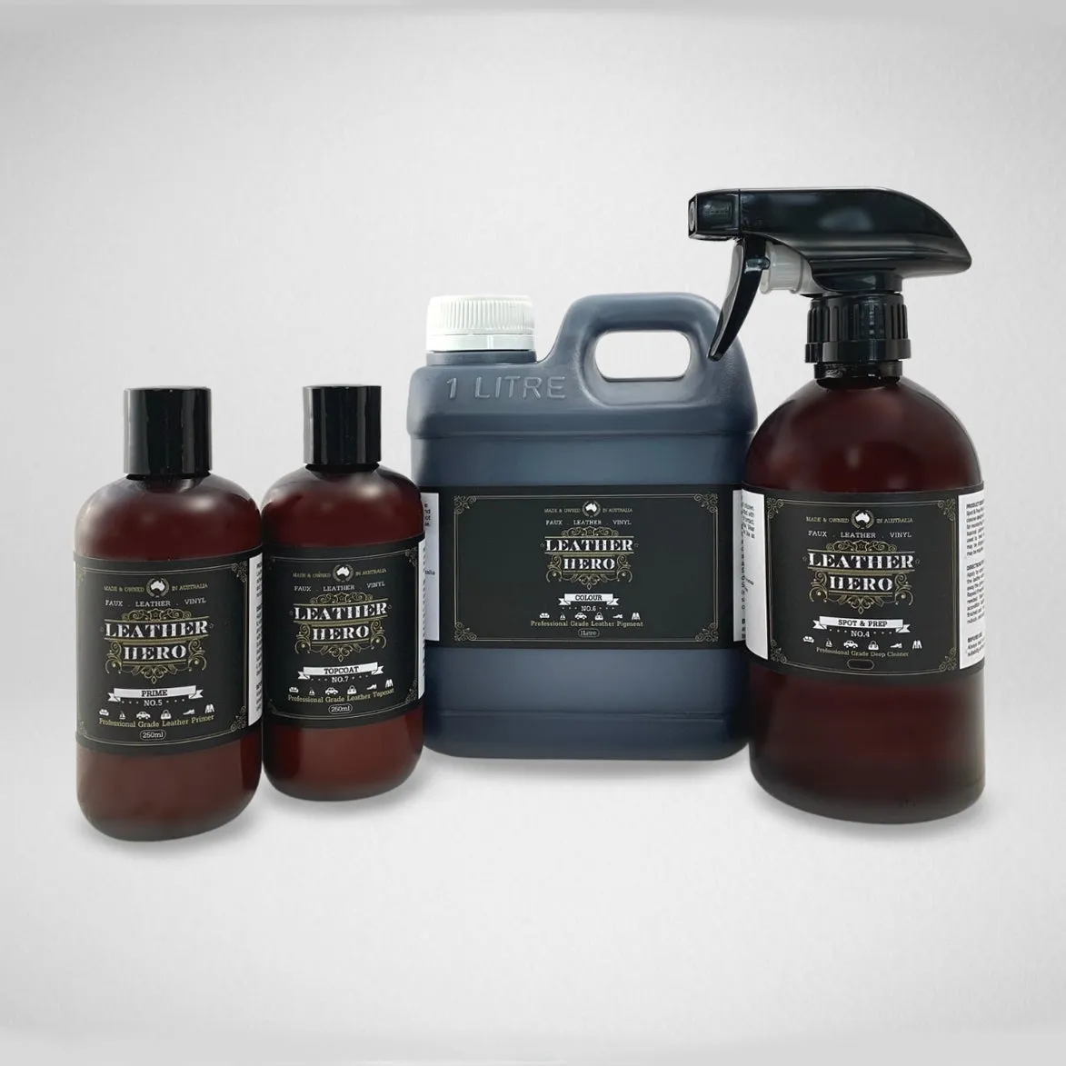 Leather Repair & Recolour Kit - Carbon