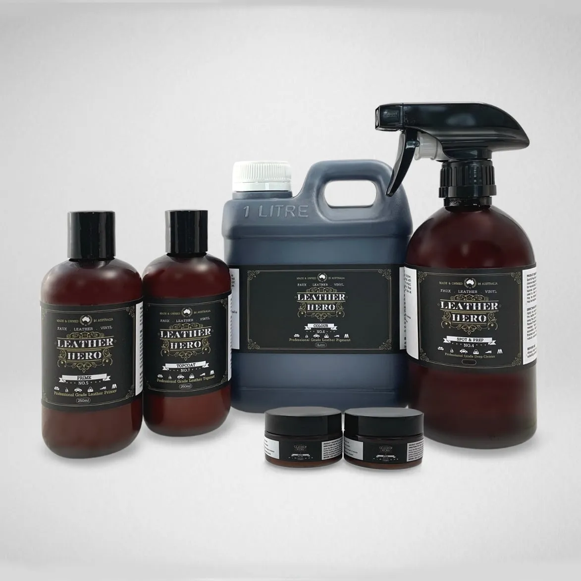 Leather Repair & Recolour Kit - Carbon