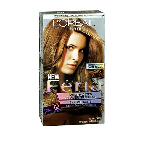 L'Oreal Feria Permanent Haircolour Crystal Brown 1 each By L'oreal