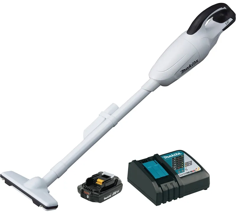 Makita LXT XLC02RB1W Compact Vacuum Kit, 1.3 pt Vacuum, Lithium-Ion Battery :EA: QUANTITY: 1