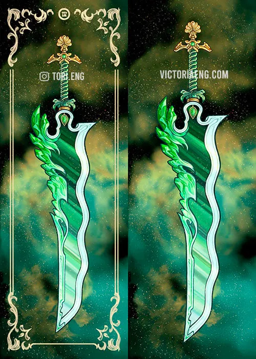 Mayalaran, Shardblade Glossy Bookmark