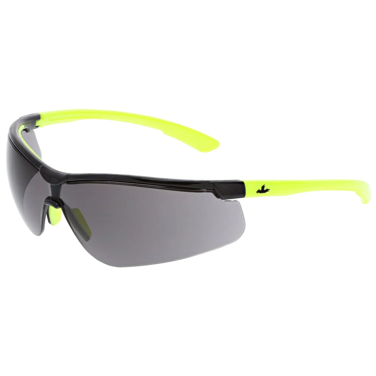 MCR Safety Klondike KD7 Safety Glasses - Black Frame - Gray MAX36 Anti-Fog Lens - KD722DC