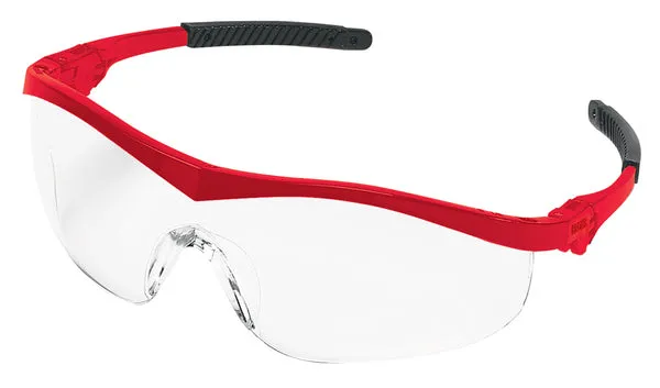 MCR Safety ST1 Red Frame, Clear Lens