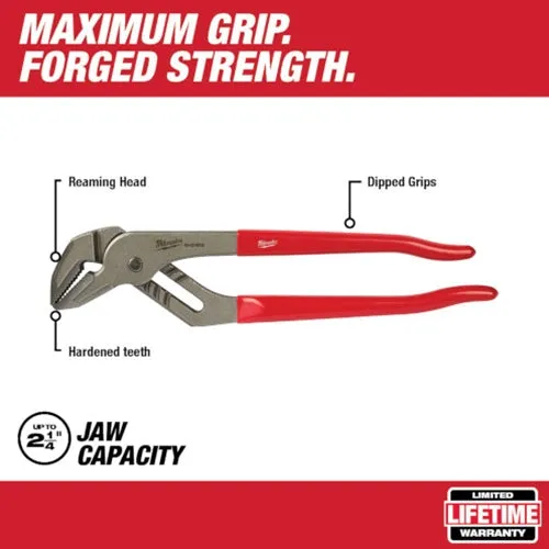 Milwaukee 12-inch Straight Jaw Pliers - 48-22-6512