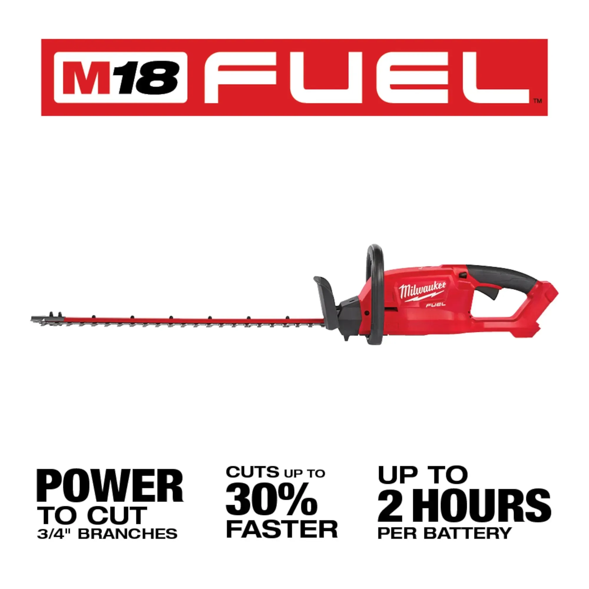 Milwaukee 2726-20 M18 FUEL 24" Hedge Trimmer (Tool Only)