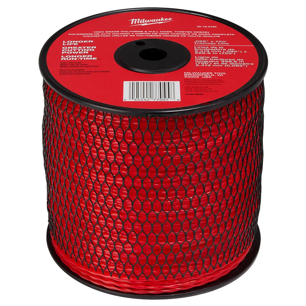 Milwaukee 49-16-2783 .095" x 750' Trimmer Line