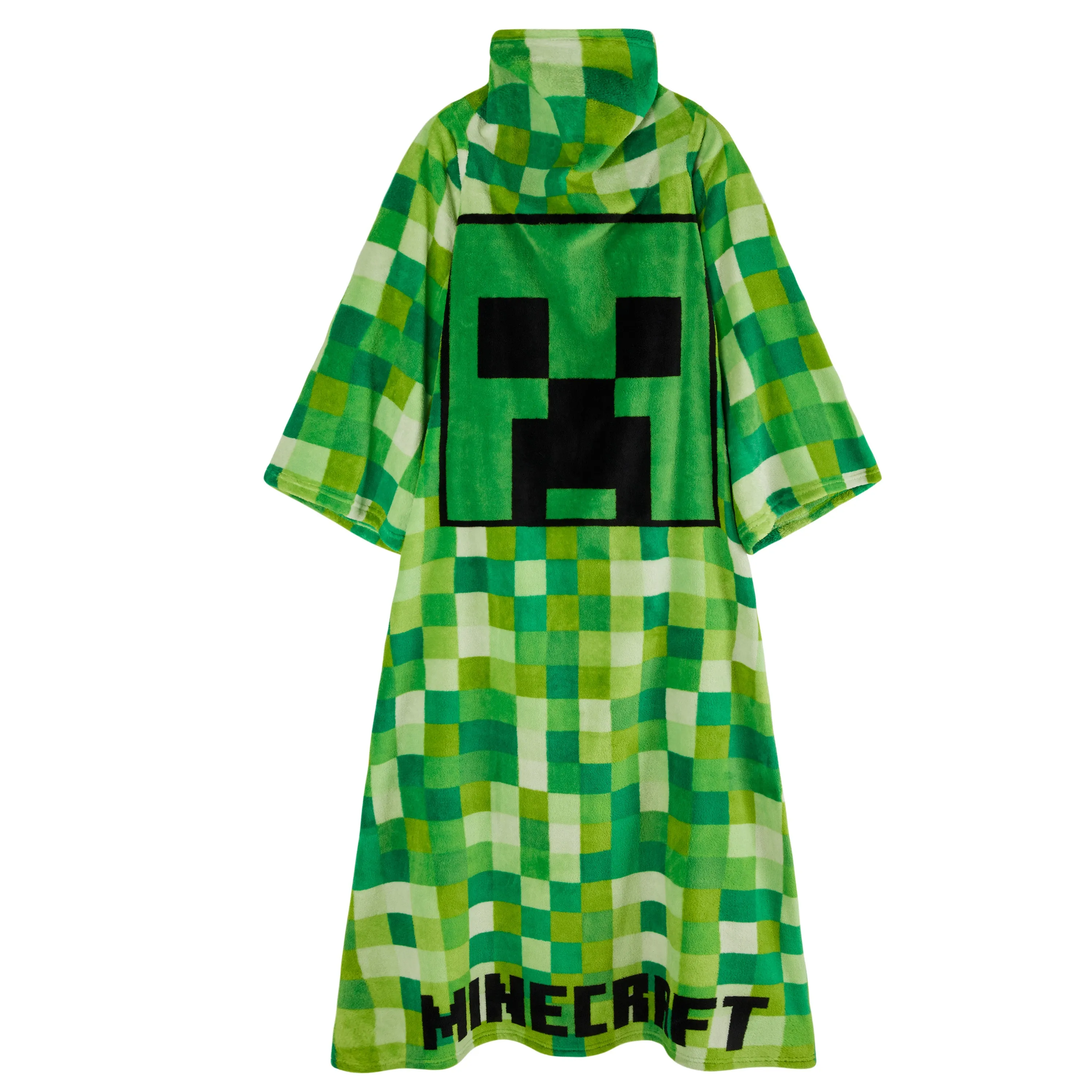 Minecraft Wearable Blanket for Kids and Teenagers - Green