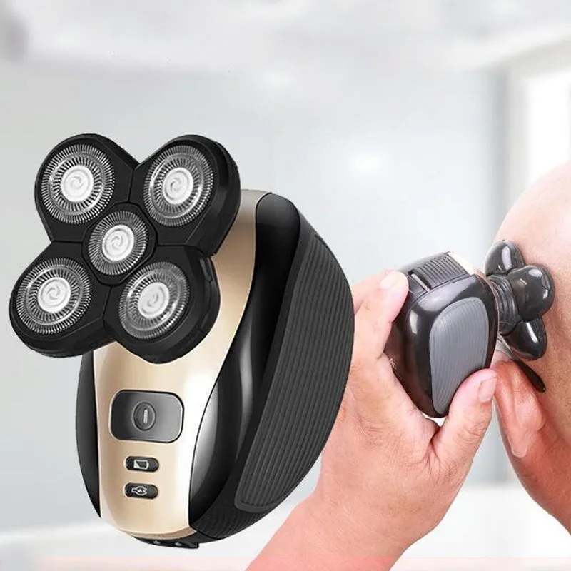 Multifunctional 4d electric shaver