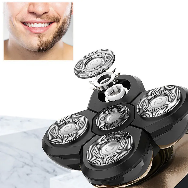 Multifunctional 4d electric shaver