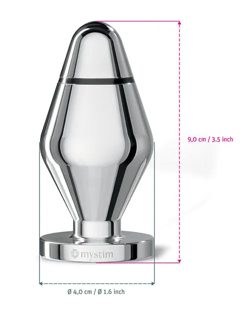 Mystim Little John Buttplug Small Aluminum