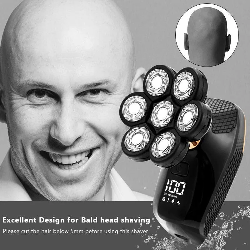 New Shaver For Men 7D Independently 7 Cutter Floating Head