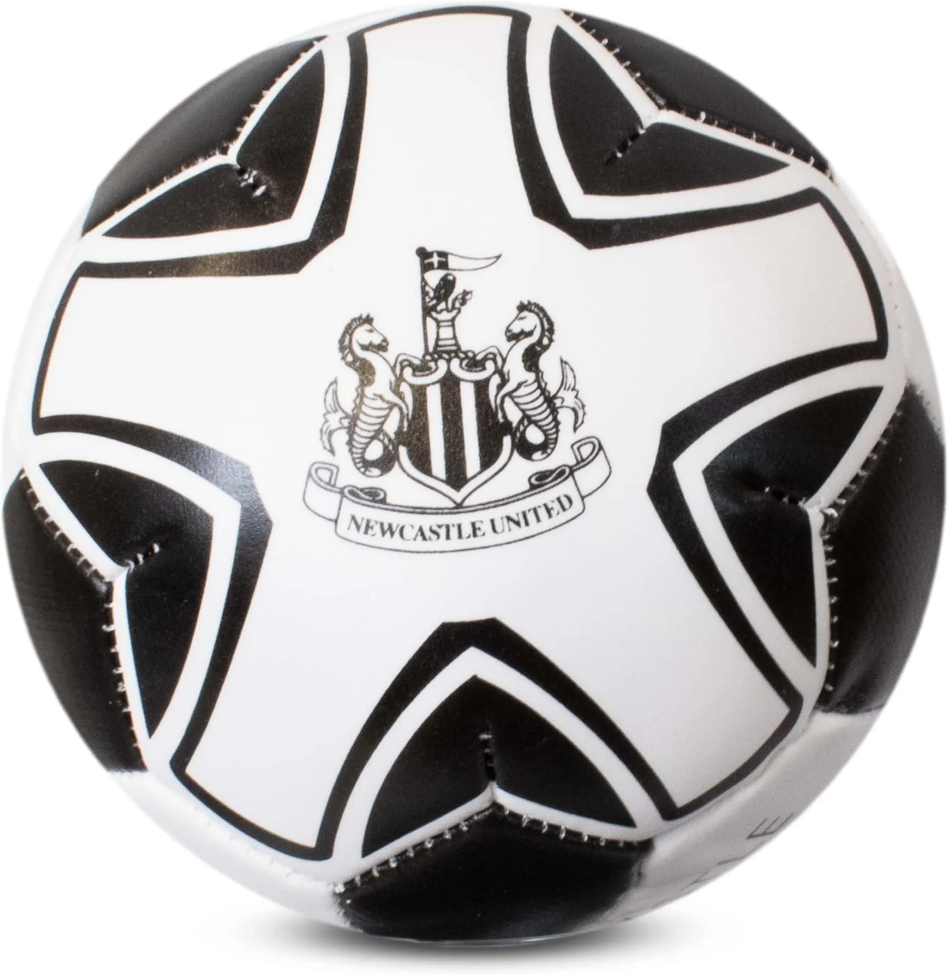 Newcastle United 4 Inch Mini Soft Football - White