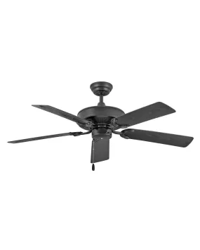 Oasis 52" Ceiling Fan in Matte Black