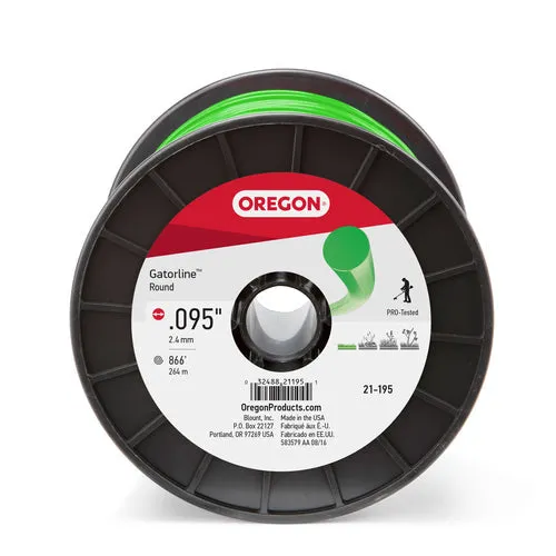 Oregon Gatorline Round Trimmer Line, .095 IN. BY 867 FT