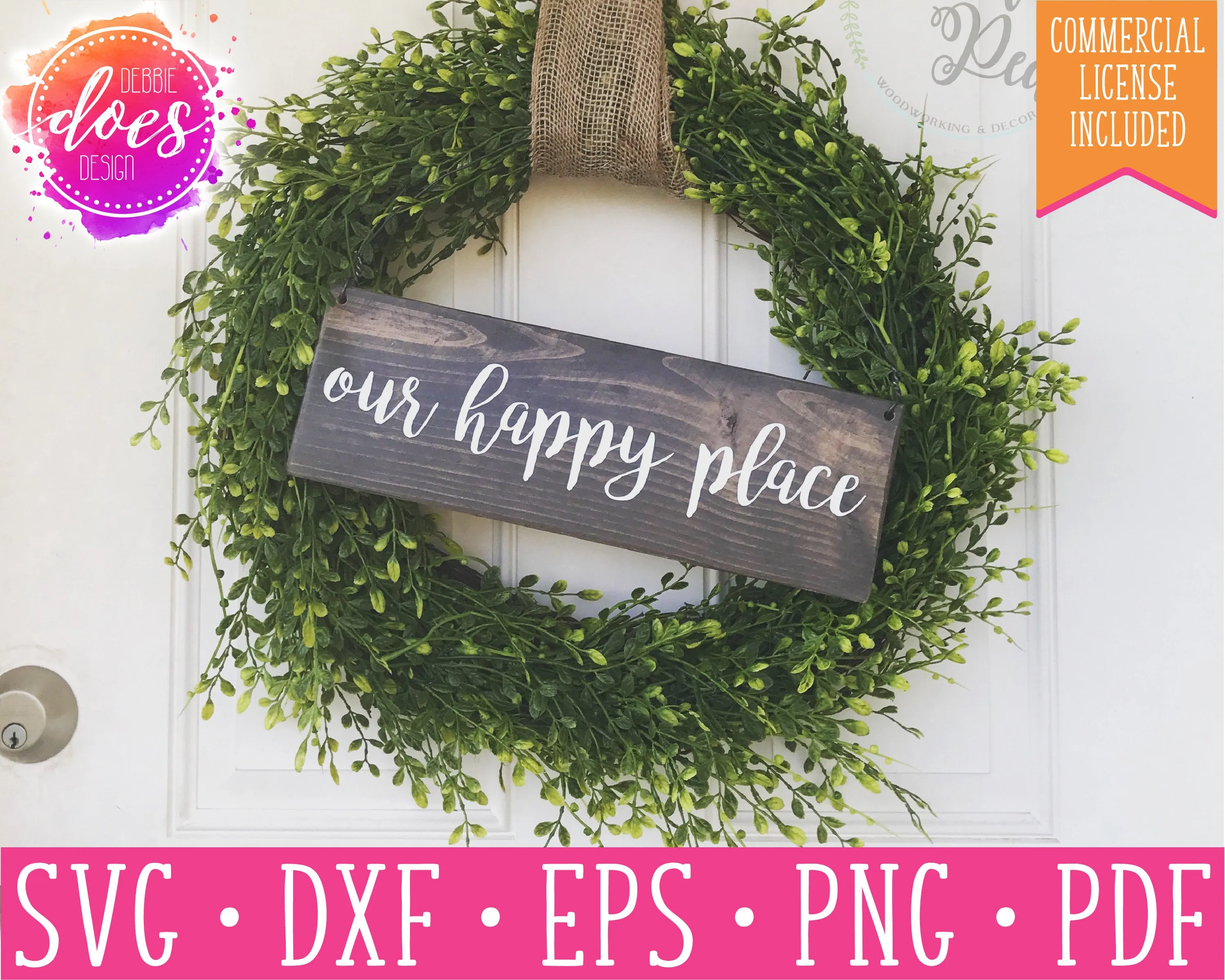 Our Happy Place - SVG File