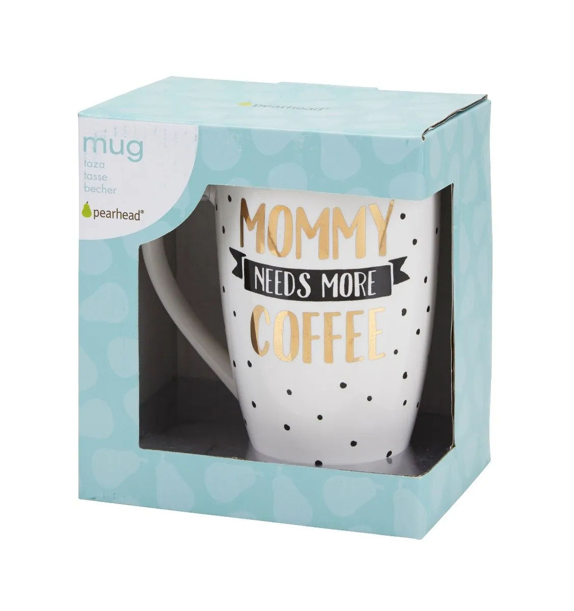 Pearhead Mommy Needs Coffee Mug