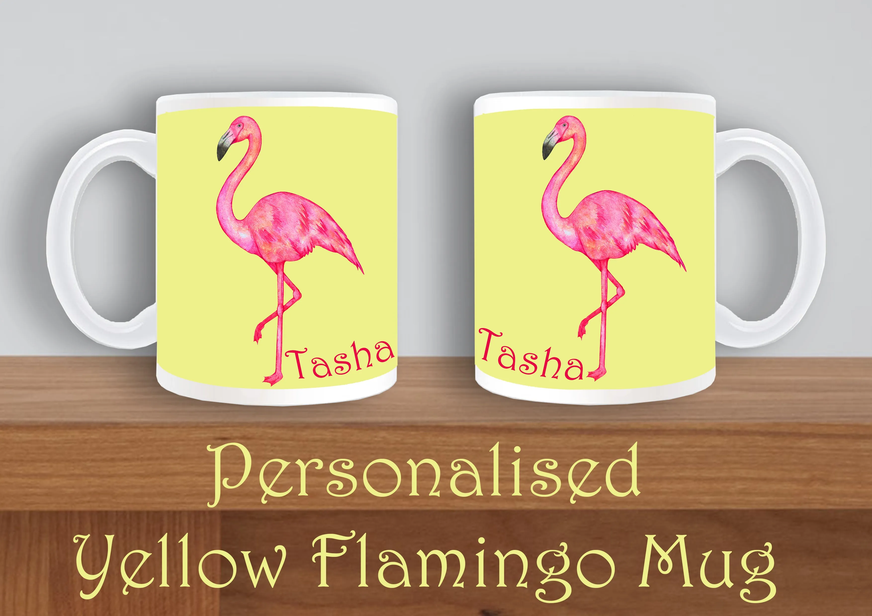 Personalised Flamingo Mug