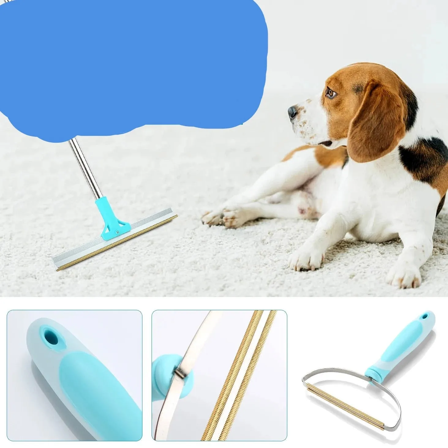 Pet Hair/Lint Remover with Carpet Rake