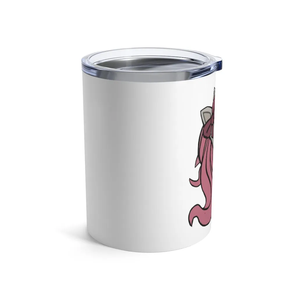 Pink Hair Unicorn Tumbler 10oz